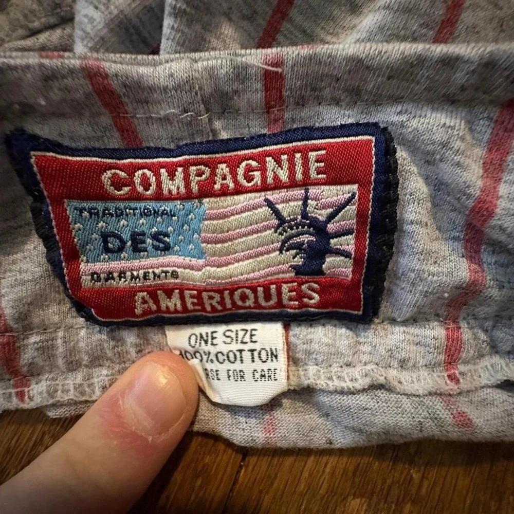 Vintage‎ Compagnie Des Ameriques Chicago White Sox Style Pinstripe Jersey OS